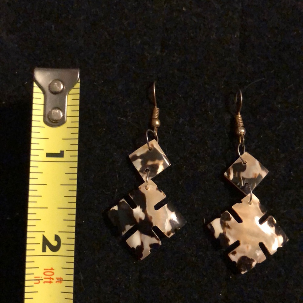 New beautiful natural earrings - Picture 3 of 3